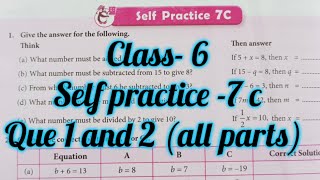 new learning composite maths class 6 self practice 7c schand maths class 6 ex7c Algebra [upl. by Telrats798]