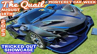 The Quail  Monterey Car Week  August 18th 2023  Supercars amp Hypercars Everywhere [upl. by Analahs881]