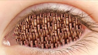 2d asmr animation  removal worm Infection from eye  asmr treatment crazy op xyz gaming [upl. by Beaulieu579]