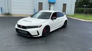 Eibach Springs 2023 Civic Type R  How Much Drop [upl. by Urban942]