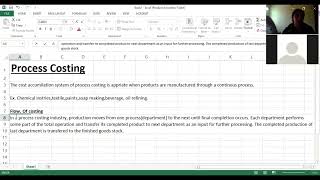 Process Costing part I [upl. by Yffub]