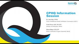 CPHQ Info Session July 2024 [upl. by Atinhoj255]