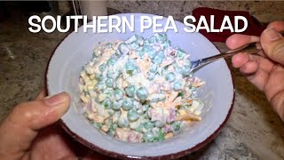 Southern Pea Salad Ham Cheese Eggs Amazing Side Dish [upl. by Attelliw839]