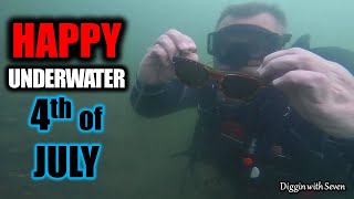 Happy UNDERWATER 4th of July from Dale Hollow Lake SCUBA DIVING [upl. by Greenwell137]