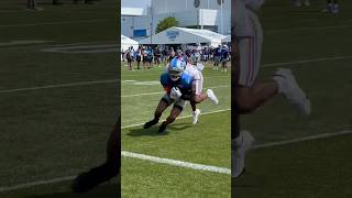 AmonRa St Brown finds the end zone in joint practice against the Giants [upl. by Siron]