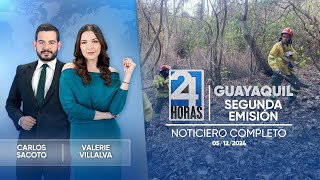 Noticiero de Guayaquil Segunda Emisión 05122024 [upl. by Plafker973]