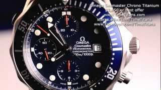 Omega Seamaster Chronograph 229880 Titanium COSC Chronometer Caliber 1164 42MM 300M [upl. by Weissberg981]