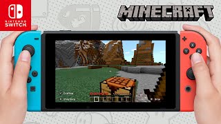 Minecraft on the Nintendo Switch  1 [upl. by Rumery]