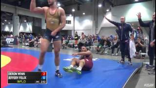 97 Consi of 4  Deron Winn Titan Mercury WC vs Jeffery Felix TMWCCKWC [upl. by Htrahddis896]