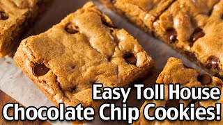 Easy Chocolate Chip Cookie Bars Recipe [upl. by Musette483]