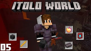 EXPLORANDO O NETHER  Itolo World 05 [upl. by Ayaladnot481]