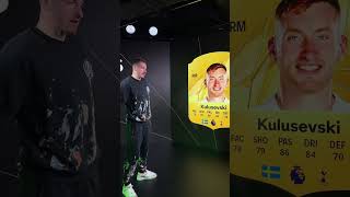 Dejan Kulusevski finds out his FC 25 rating 😅 [upl. by Beaumont]