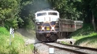 CVSR 800 BampO Alco MLW FPA4 through Cuyahoga Valley National Park [upl. by Analim]