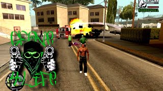 Grove Street Families vs Ballas  Caçando Ballas  Legenda ptbr [upl. by Airrej]