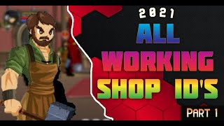 AQW  SHOP ID THAT STILL WORKING INCLUDING RARE ITEM SHOP 2021  PART 1   1 to 200 [upl. by Anigger]