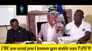 Avoka Anplwaye CNE yo Mèt Evel Fanfan bay PM Garry Conille defi poul fè CNE yo antite nan FADH [upl. by Evad]