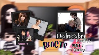 Wednesday amp Enids Parents reacts to their Actresses as their Future 💗WenClair🖤 PART 2 [upl. by Gilburt556]