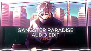 gangstas paradise  coolio feat lv edit audio [upl. by Nordine949]