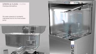 Electrolux GREENampCLEAN Passthrough Dishwasher [upl. by Anirt]