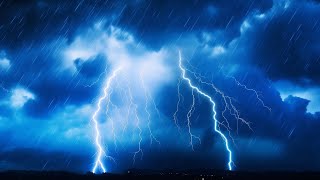 Powerful Thunderstorm Rain Sounds for Sleeping  Relaxing Rain Thunder amp amp  Heavy Thunder [upl. by Ahmad]