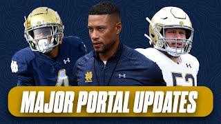 🚨 NEWS Four Notre Dame players enter NCAA transfer portal [upl. by Lanta]