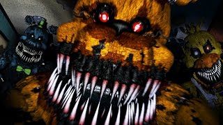 GOLDEN FREDDY ATTACKS  Five Nights at Freddys 4  Part 4 [upl. by Fosdick]