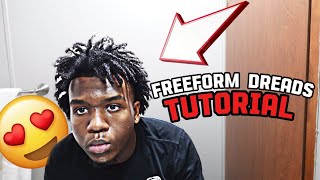 FREEFORM DREADS TUTORIAL  how to get Freeform dreads [upl. by Aisemaj106]