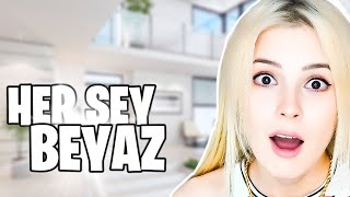 HER ŞEY BEYAZ EV 🤍🏠 House Flipper [upl. by Moses698]