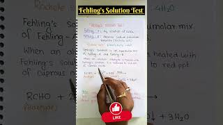 🧑‍🔬 Fehling solution Test 🔥🔥🔥 shorts neet iitjee jeemains boards viralshorts [upl. by Charleen]