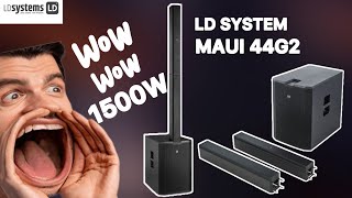 LD MAUI 44 G2 Pric 3xxx ជាង test sound 1500Watt RMS😱😱😱 [upl. by Cati]