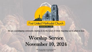 Live Worship Service at First United Methodist Church Pueblo [upl. by Jara]