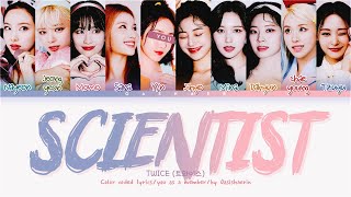 TWICE 트와이스 SCIENTIST  10 members You as member Color Coded Lyrics [upl. by Selry]