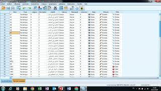 تقنيات الاستقصاء II  التحليل الإحصائي الوصفي باستخدام برنامج SPSS [upl. by Airyt610]