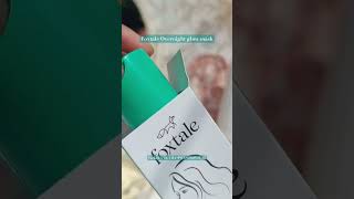 Foxtale Overnight glow mask review FoxtaleSkin skincarereview skincarereels ytshorts glowup [upl. by Bulley]