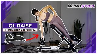 QL Raise with NordBench Target Your Core and Lower Back [upl. by Vally]