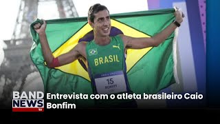 Caio Bonfim faz história e conquista medalha de prata  BandNews TV [upl. by Andrei]