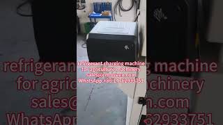 R290 automatic refrigerant recovery charging machine recovery filling system ac gas charging machine [upl. by Hjerpe951]