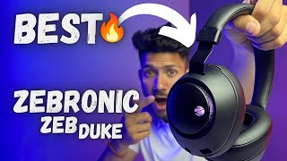 Zebronics Zeb duke headphones  The best headphones under 1500 with RGB [upl. by Pollie]