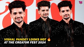 Handsome Hunk Vishal Pandey Stuns The Red Carpet Event Of Cretors Fest 2024 [upl. by Siari]