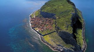 Monemvasia a remote city built on a thousand year old rock [upl. by George392]