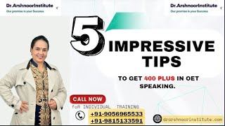 5 impressive tips to get 400 plus in OET speaking oet oetspeakingsample oetpractice oetkerala [upl. by Baecher]