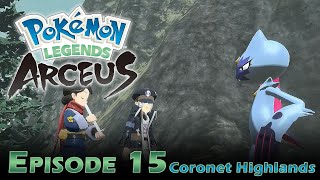 Pokémon Legends Arceus Gameplay  Episode 15 Coronet Highlands  Cute Relaxing Playthrough [upl. by Crespi]