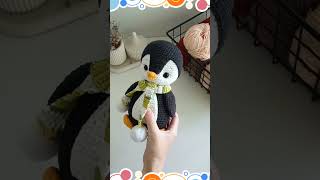 Ideas de amigurumis  Pingüino tejido a crochet  Ideas de muñecos tejidos a crochet fáciles [upl. by Rainie]