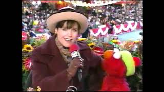 Elmo Interview Sesame Street Float Sings Rubber Ducky Macys 1997 Thanksgiving Parade [upl. by Thanos]