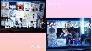 Make an aesthetic laptop wallpaper w me [upl. by Marcos]