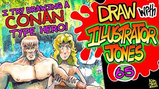 LearnToDraw CONAN edgarriceburroughs learntodraw drawing monsterdrawing conan art comics [upl. by Rebeka67]