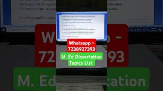 Med Dissertation topics list  Dissertation for Med research paper dissertation synopsis [upl. by Yenitirb]