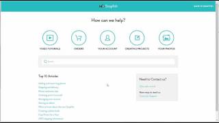 Getting help and contacting customer support on Snapfish [upl. by Rehpotsirhc]