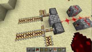 Minecraft Como Crear Rieles Propulsores Infinitos [upl. by Manno647]