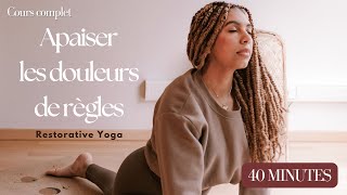 Moon Yoga  Apaiser les douleurs de règles 🌘 [upl. by Gaughan914]